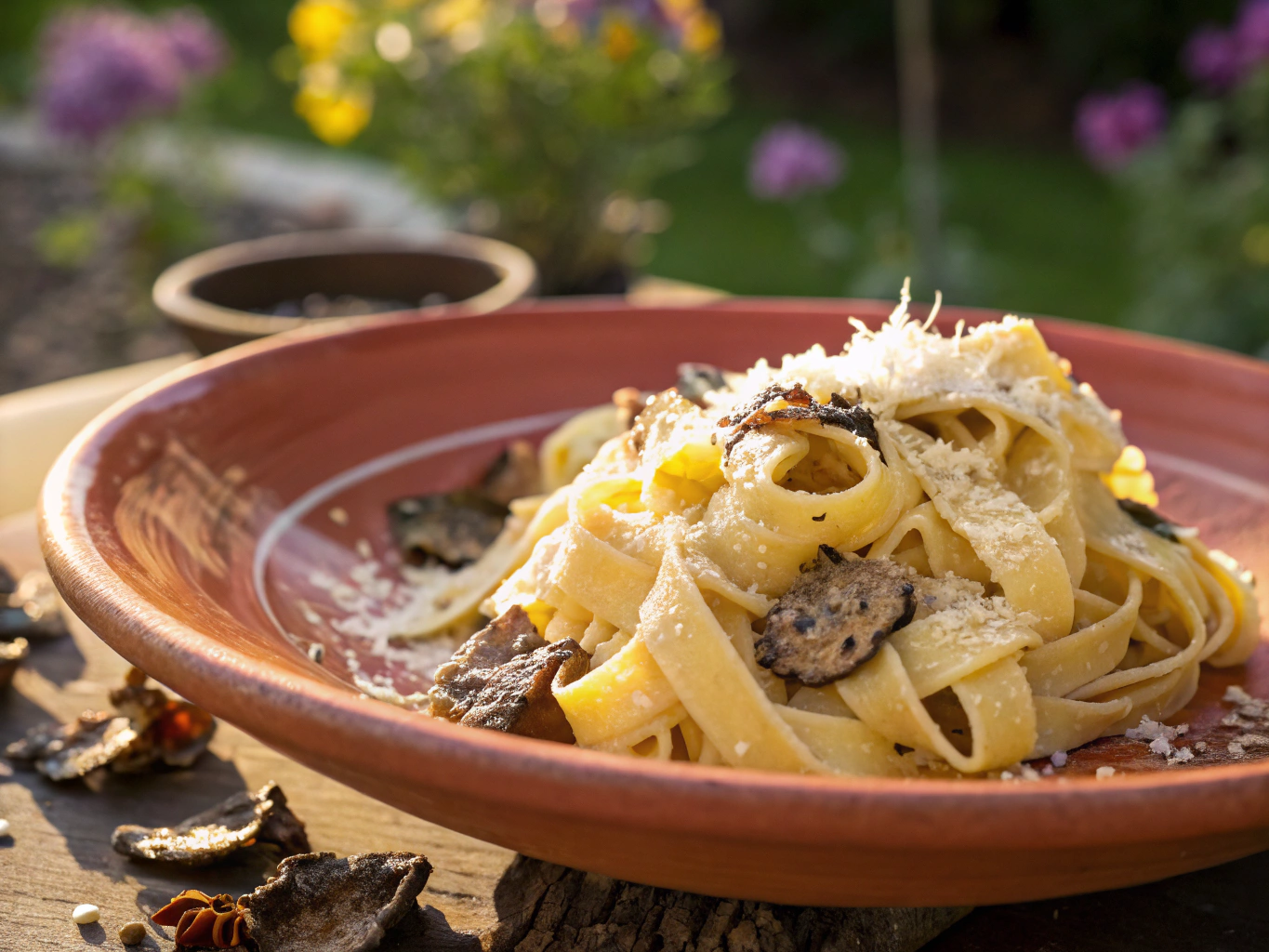Fresh tagliolini pasta tossed with TRUFFLITA Truffle Pesto Genovese