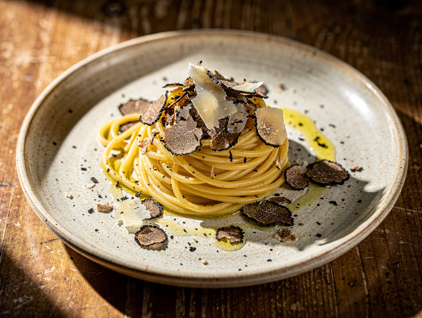 Slow-Simmered Truffle Pomodoro Rigatoni finished with TRUFFLITA truffle sauce